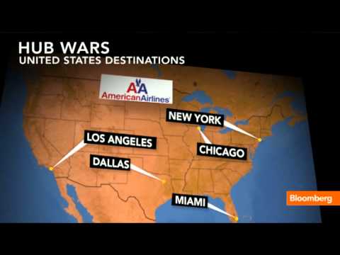 where are american airline hubs